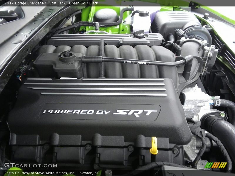 Green Go / Black 2017 Dodge Charger R/T Scat Pack