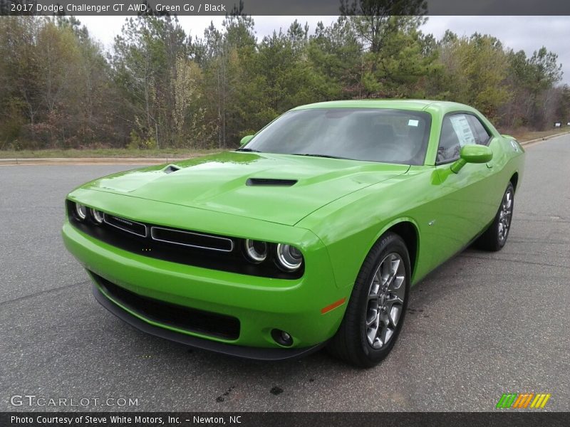 Green Go / Black 2017 Dodge Challenger GT AWD
