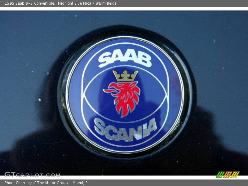 Midnight Blue Mica / Warm Beige 1999 Saab 9-3 Convertible