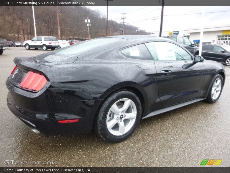 Shadow Black / Ebony 2017 Ford Mustang V6 Coupe