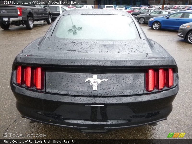 Shadow Black / Ebony 2017 Ford Mustang V6 Coupe