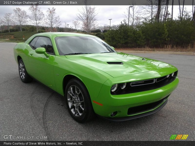 Green Go / Black 2017 Dodge Challenger GT AWD