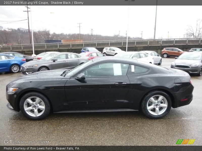 Shadow Black / Ebony 2017 Ford Mustang V6 Coupe