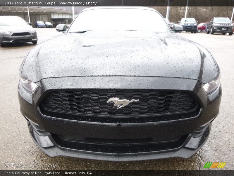 Shadow Black / Ebony 2017 Ford Mustang V6 Coupe