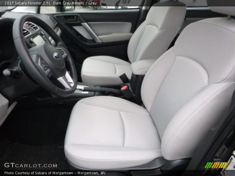 Dark Gray Metallic / Gray 2017 Subaru Forester 2.5i