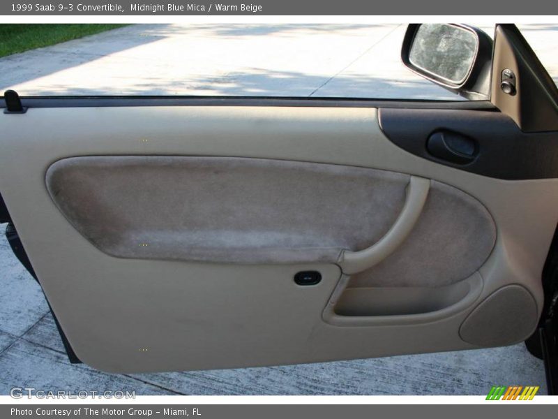 Midnight Blue Mica / Warm Beige 1999 Saab 9-3 Convertible
