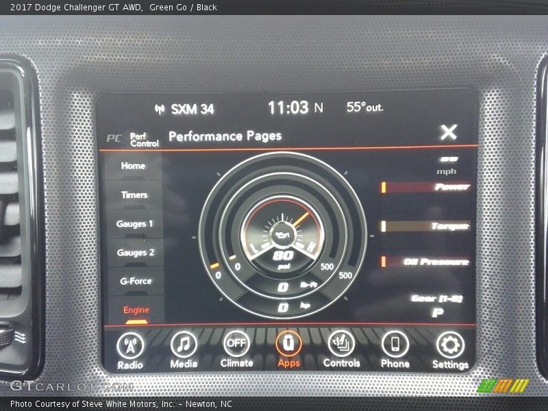 Green Go / Black 2017 Dodge Challenger GT AWD