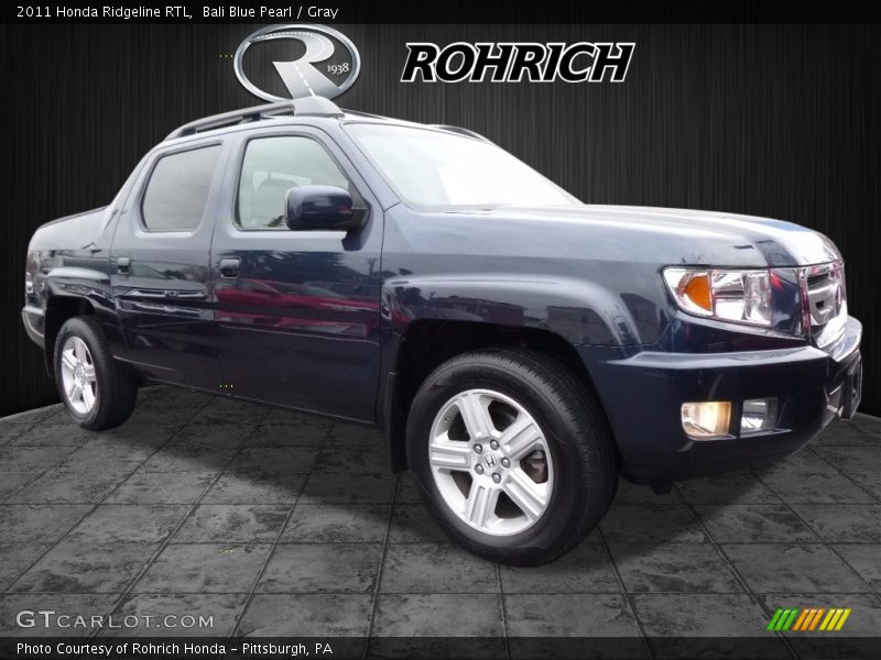 Bali Blue Pearl / Gray 2011 Honda Ridgeline RTL