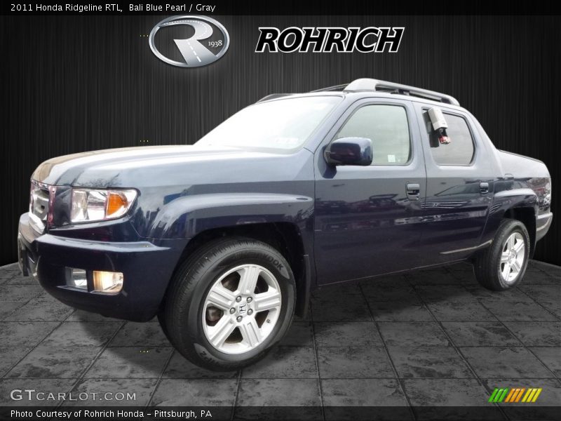 Bali Blue Pearl / Gray 2011 Honda Ridgeline RTL