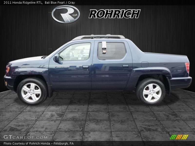 Bali Blue Pearl / Gray 2011 Honda Ridgeline RTL