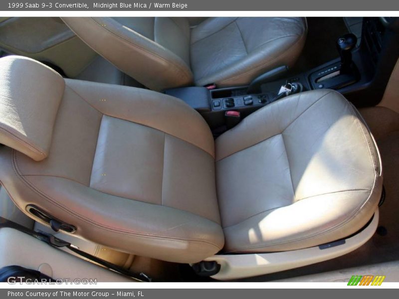 Midnight Blue Mica / Warm Beige 1999 Saab 9-3 Convertible