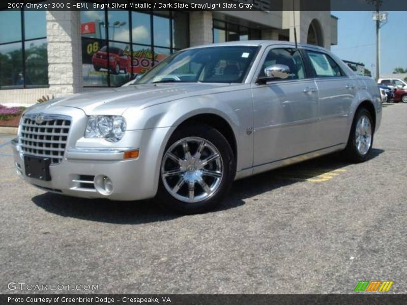 Bright Silver Metallic / Dark Slate Gray/Light Slate Gray 2007 Chrysler 300 C HEMI