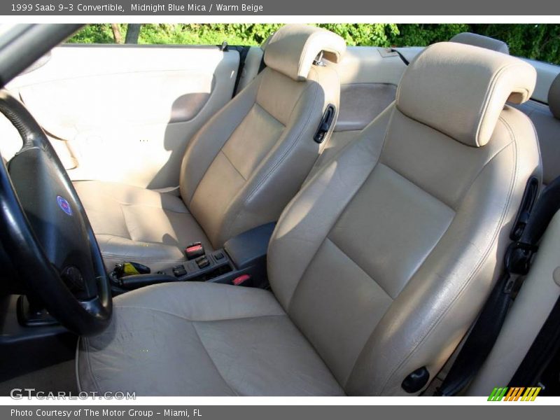 Midnight Blue Mica / Warm Beige 1999 Saab 9-3 Convertible