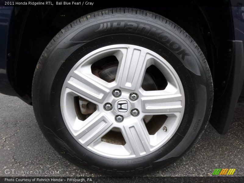 Bali Blue Pearl / Gray 2011 Honda Ridgeline RTL