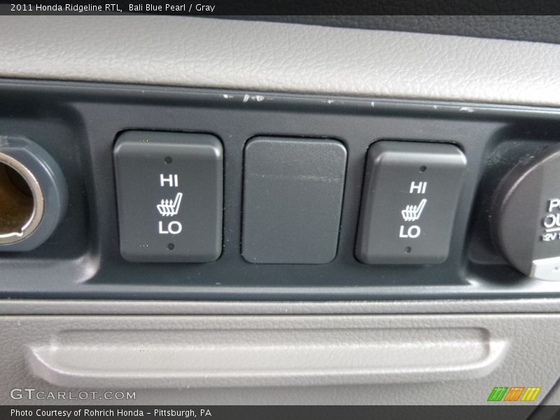 Bali Blue Pearl / Gray 2011 Honda Ridgeline RTL