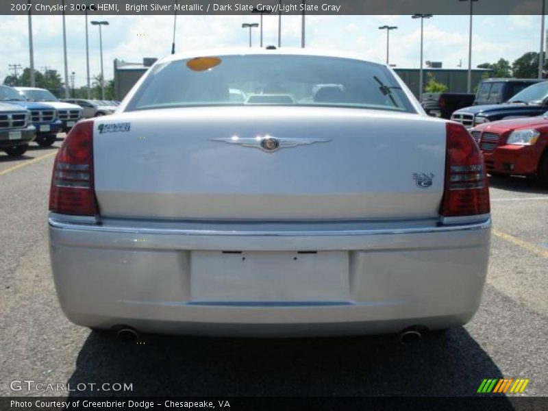 Bright Silver Metallic / Dark Slate Gray/Light Slate Gray 2007 Chrysler 300 C HEMI