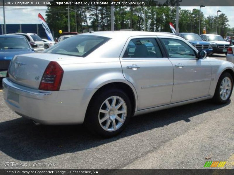 Bright Silver Metallic / Dark Slate Gray/Light Slate Gray 2007 Chrysler 300 C HEMI