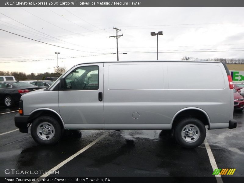 Silver Ice Metallic / Medium Pewter 2017 Chevrolet Express 2500 Cargo WT