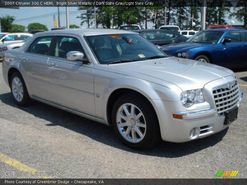 Bright Silver Metallic / Dark Slate Gray/Light Slate Gray 2007 Chrysler 300 C HEMI