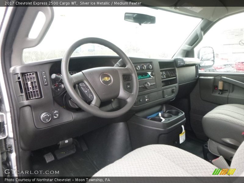 Silver Ice Metallic / Medium Pewter 2017 Chevrolet Express 2500 Cargo WT
