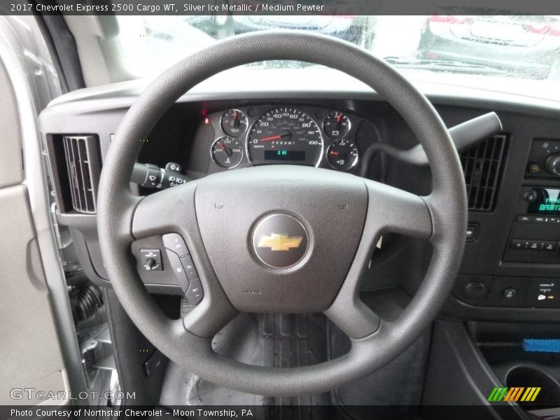 Silver Ice Metallic / Medium Pewter 2017 Chevrolet Express 2500 Cargo WT