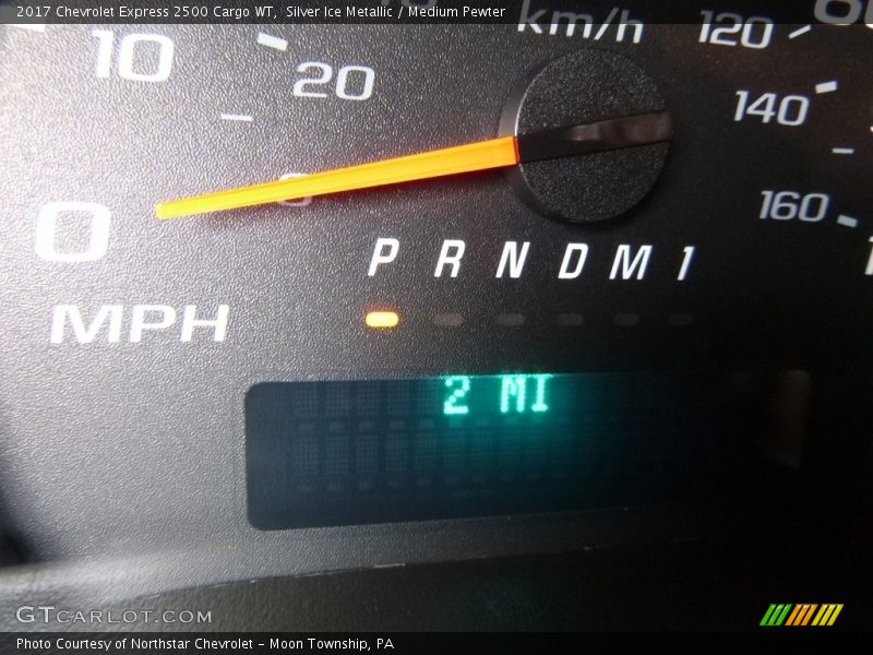 Silver Ice Metallic / Medium Pewter 2017 Chevrolet Express 2500 Cargo WT
