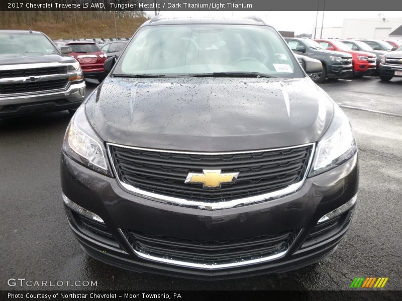 Tungsten Metallic / Dark Titanium/Light Titanium 2017 Chevrolet Traverse LS AWD