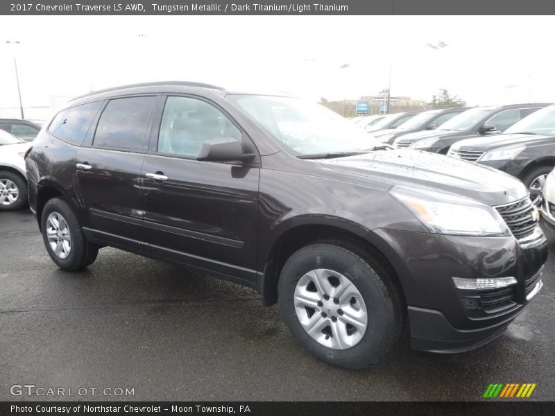 Tungsten Metallic / Dark Titanium/Light Titanium 2017 Chevrolet Traverse LS AWD