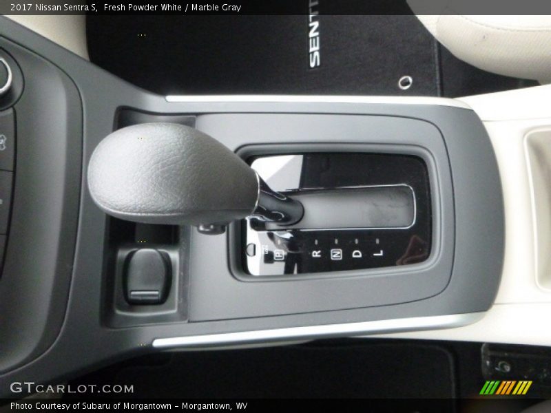 Fresh Powder White / Marble Gray 2017 Nissan Sentra S