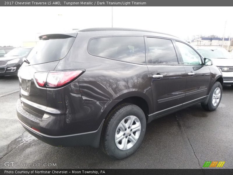 Tungsten Metallic / Dark Titanium/Light Titanium 2017 Chevrolet Traverse LS AWD
