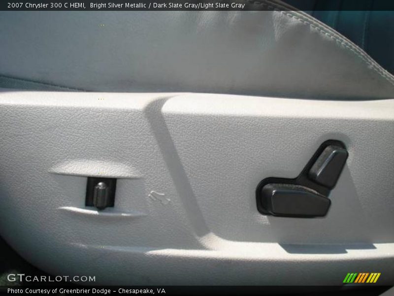 Bright Silver Metallic / Dark Slate Gray/Light Slate Gray 2007 Chrysler 300 C HEMI