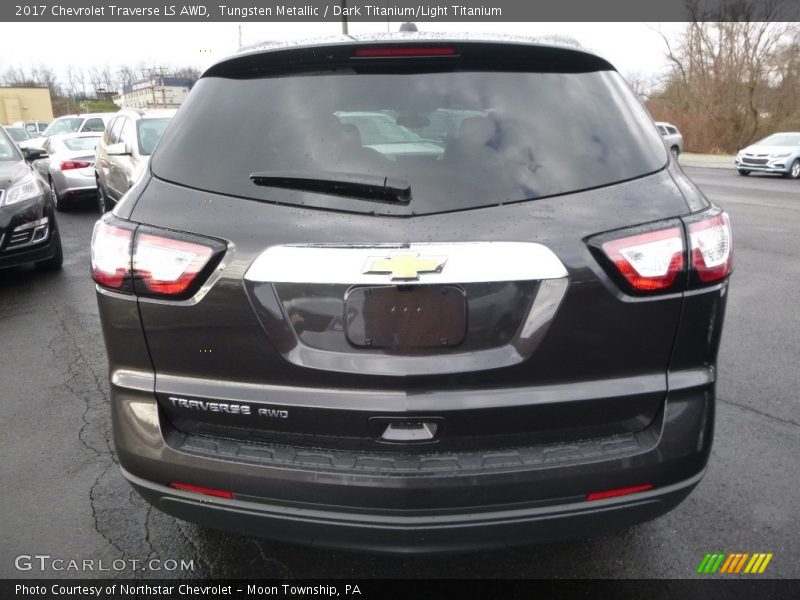 Tungsten Metallic / Dark Titanium/Light Titanium 2017 Chevrolet Traverse LS AWD