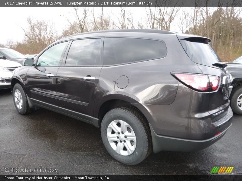 Tungsten Metallic / Dark Titanium/Light Titanium 2017 Chevrolet Traverse LS AWD