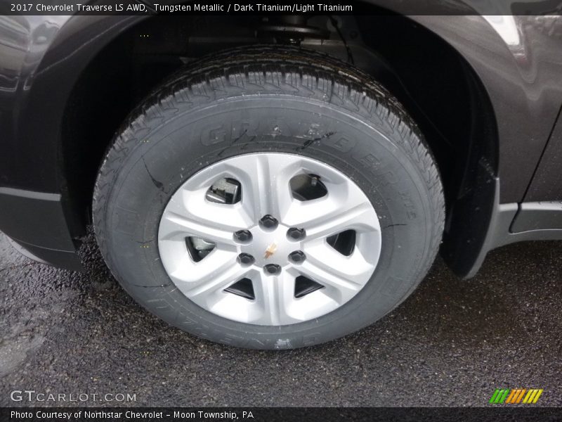 Tungsten Metallic / Dark Titanium/Light Titanium 2017 Chevrolet Traverse LS AWD