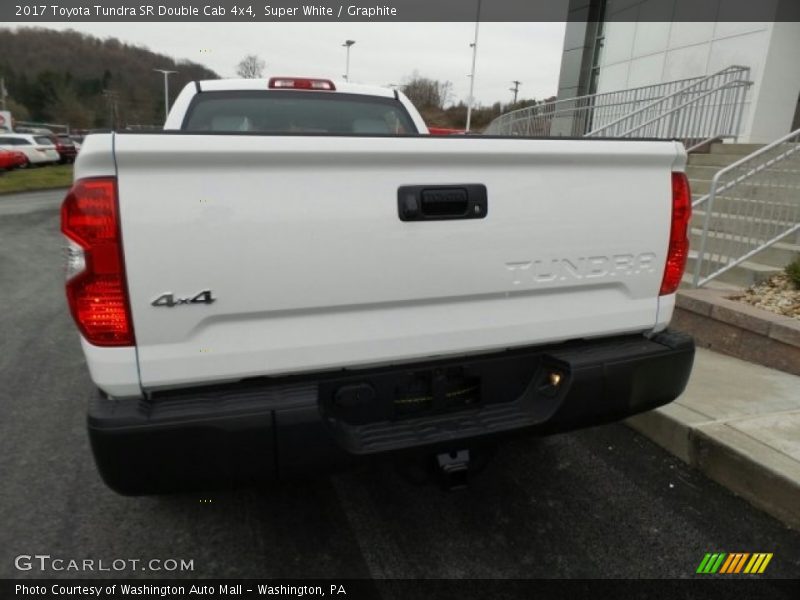 Super White / Graphite 2017 Toyota Tundra SR Double Cab 4x4
