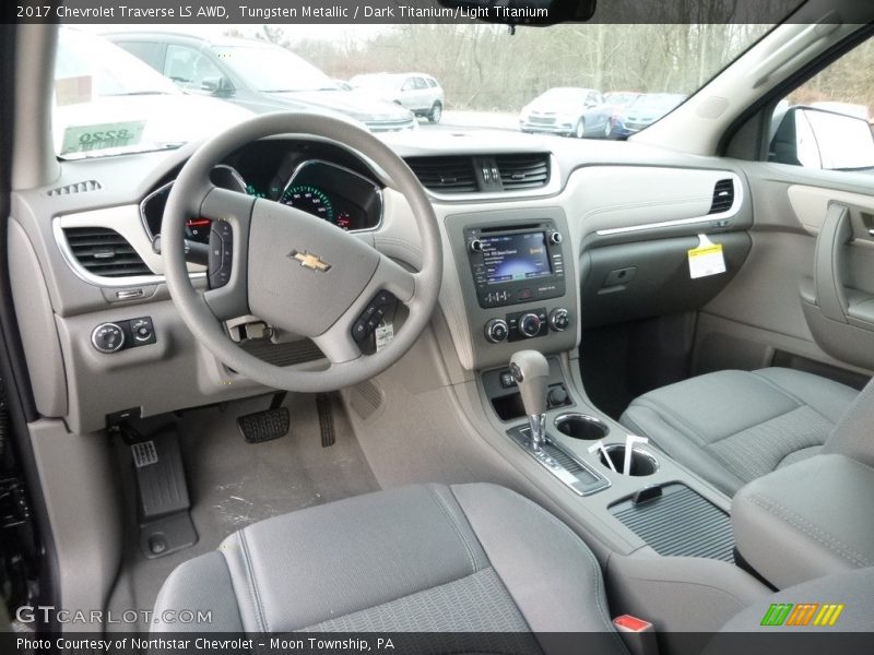 Tungsten Metallic / Dark Titanium/Light Titanium 2017 Chevrolet Traverse LS AWD