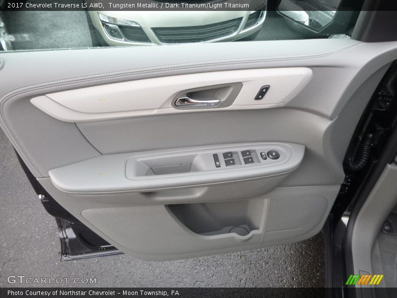Tungsten Metallic / Dark Titanium/Light Titanium 2017 Chevrolet Traverse LS AWD