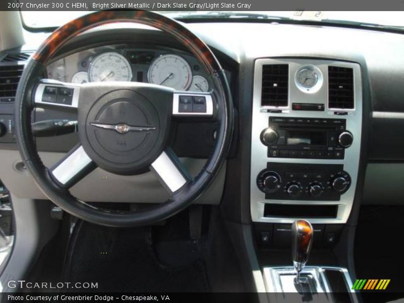 Bright Silver Metallic / Dark Slate Gray/Light Slate Gray 2007 Chrysler 300 C HEMI