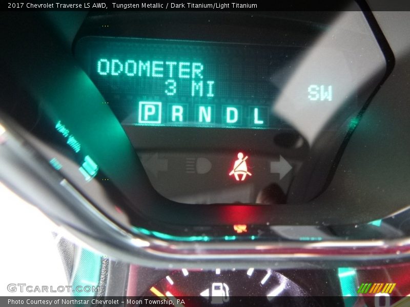 Tungsten Metallic / Dark Titanium/Light Titanium 2017 Chevrolet Traverse LS AWD