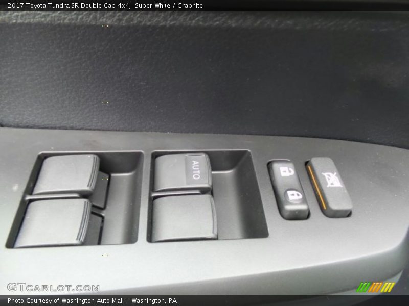 Super White / Graphite 2017 Toyota Tundra SR Double Cab 4x4