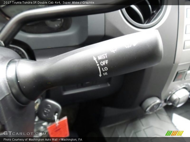 Super White / Graphite 2017 Toyota Tundra SR Double Cab 4x4