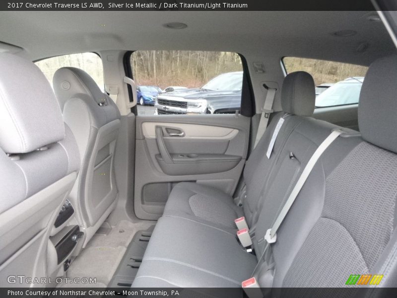 Silver Ice Metallic / Dark Titanium/Light Titanium 2017 Chevrolet Traverse LS AWD