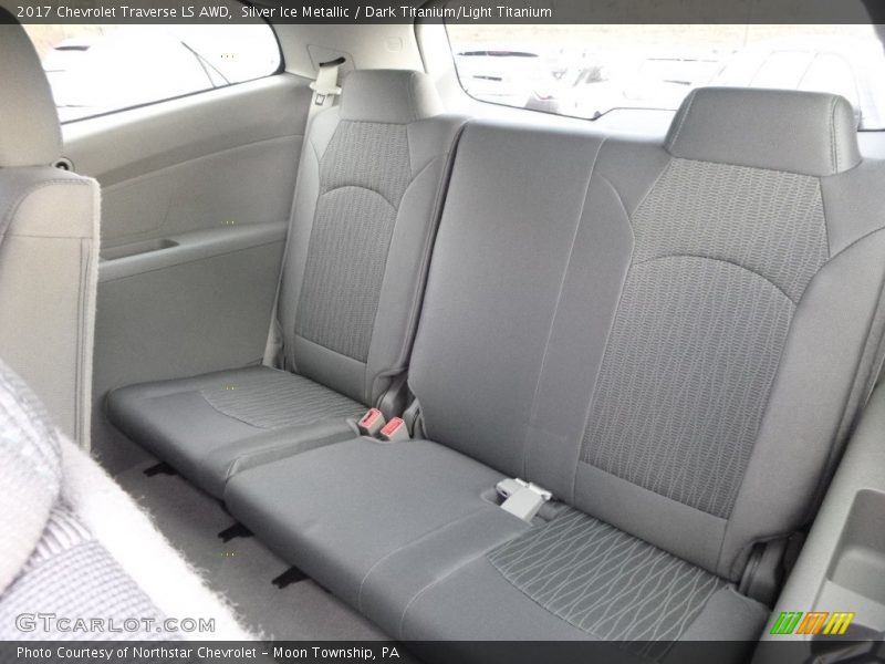 Silver Ice Metallic / Dark Titanium/Light Titanium 2017 Chevrolet Traverse LS AWD