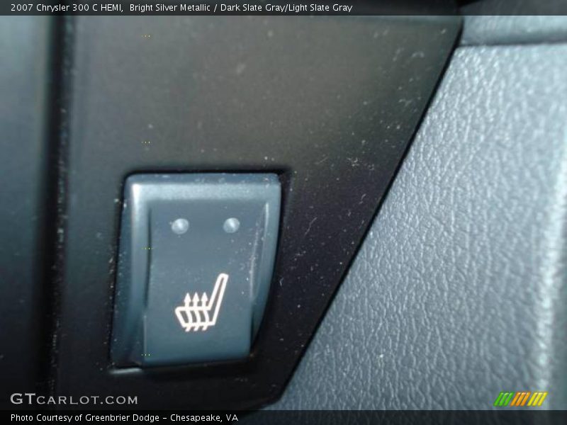 Bright Silver Metallic / Dark Slate Gray/Light Slate Gray 2007 Chrysler 300 C HEMI
