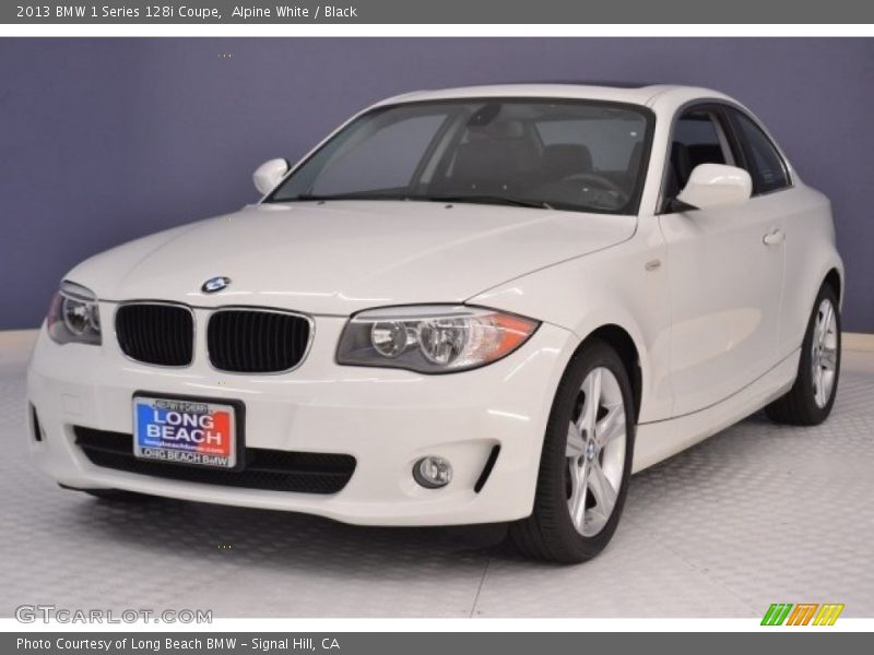 Alpine White / Black 2013 BMW 1 Series 128i Coupe