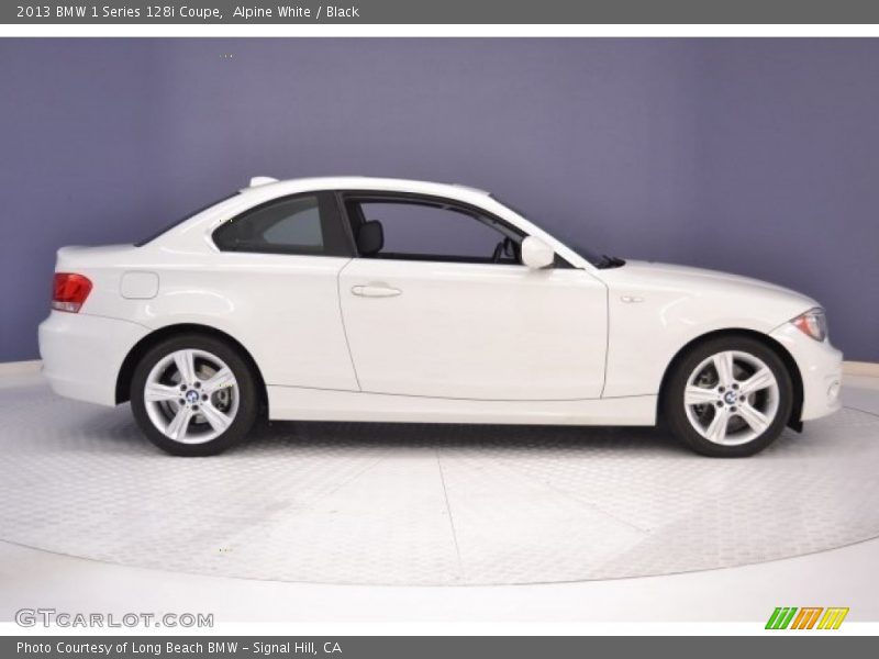 Alpine White / Black 2013 BMW 1 Series 128i Coupe