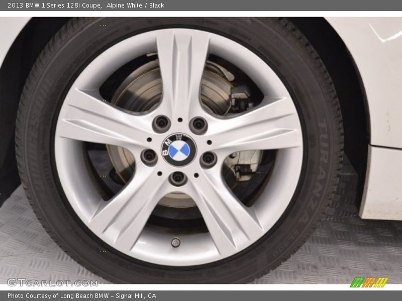 Alpine White / Black 2013 BMW 1 Series 128i Coupe