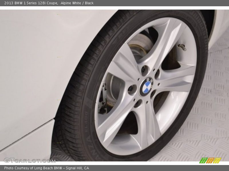 Alpine White / Black 2013 BMW 1 Series 128i Coupe