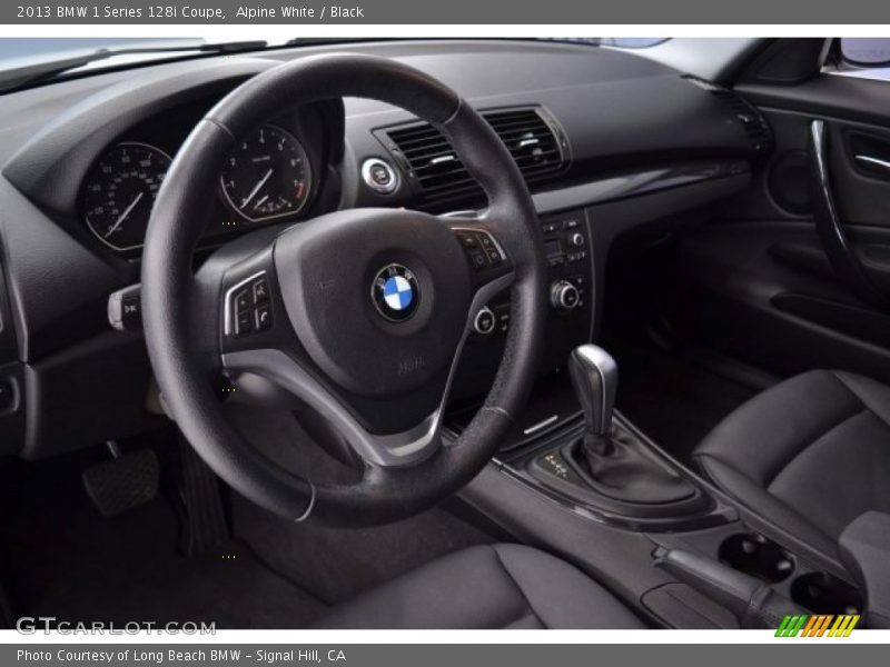 Alpine White / Black 2013 BMW 1 Series 128i Coupe