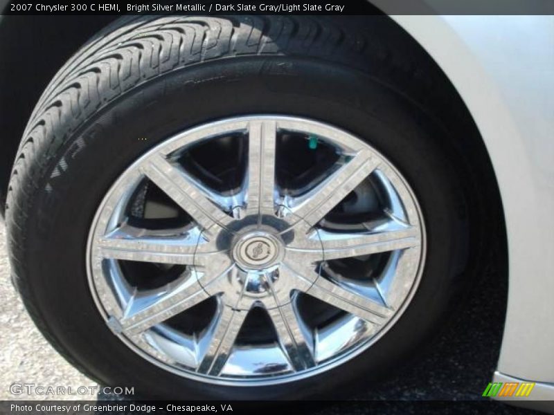 Bright Silver Metallic / Dark Slate Gray/Light Slate Gray 2007 Chrysler 300 C HEMI